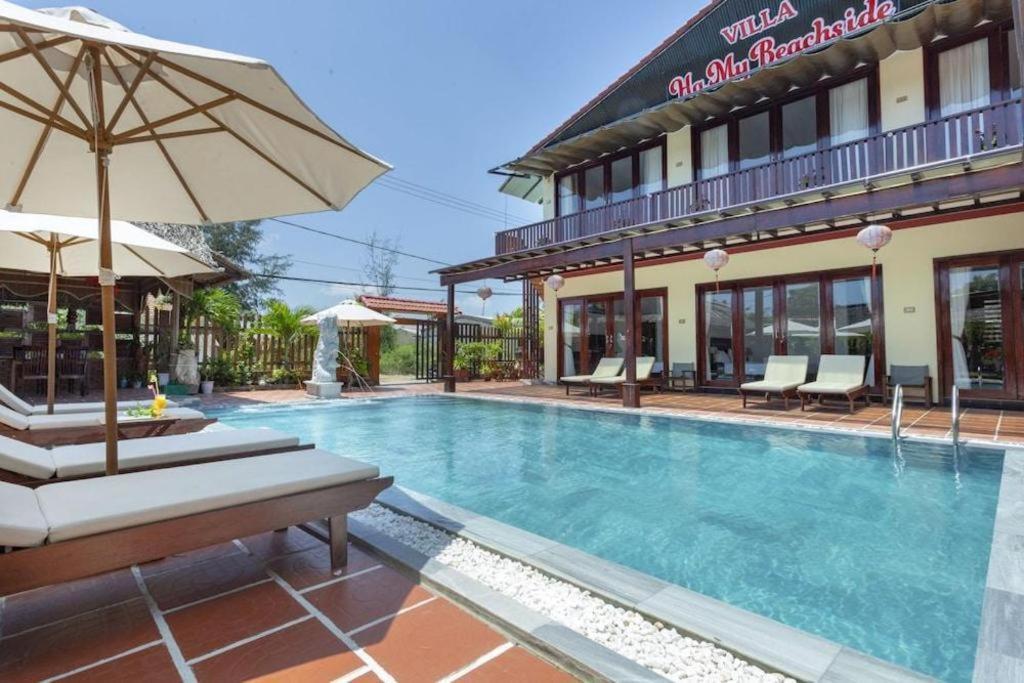 Ha My Beachside Villa Hoi An Ha Bang エクステリア 写真